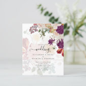 Sublime Mulberry oranje Floral Wedding Suite (Staand voorkant)