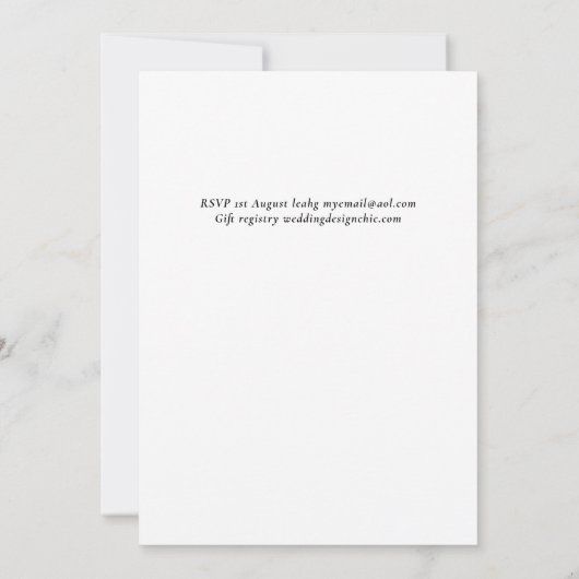 Sublime Pink Blossom WEDDING SUITE - BEGROTING (Achterkant)