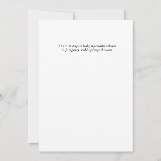 Sublime Pink Blossom WEDDING SUITE - BEGROTING (Achterkant)