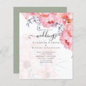 Sublime Pink Blossom WEDDING SUITE - BEGROTING (Voorkant / Achterkant)