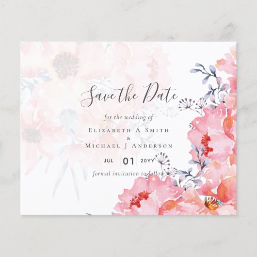 Sublime Pink Blossom WEDDING SUITE - BEGROTING (Voorkant)