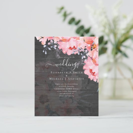 Sublime Pink Blossom WEDDING SUITE - BEGROTING (Staand voorkant)
