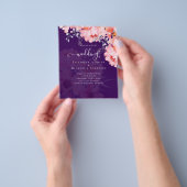Sublime Pink Blossom WEDDING SUITE - BEGROTING Flyer (Hand)