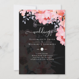 Sublime Pink Blossom WEDDING SUITE - BEGROTING Kaart