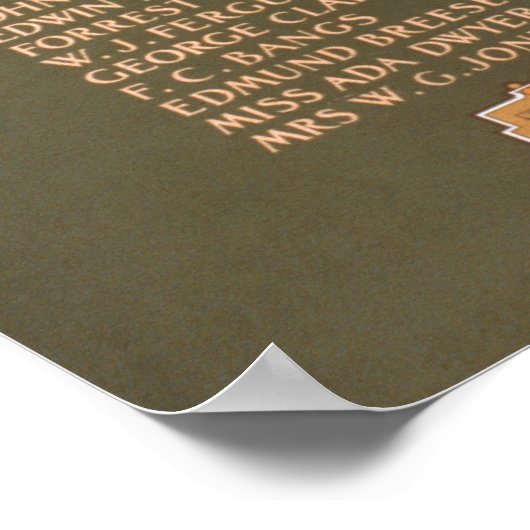 Sublime Tragedie van Shakepeare "Romeo & Juliet" Poster (Hoek)