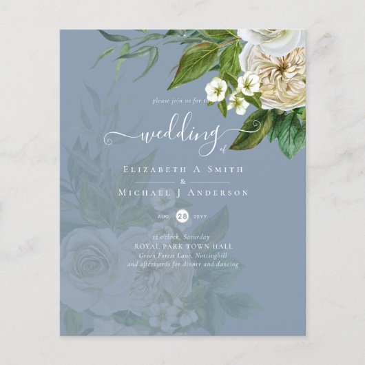 Sublime Trouw Suite - Witte Rozen Flyer (Voorkant)