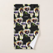 Sublime Waterverf Arum Calla Lilies Bad Handdoek (Handdoek)