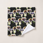 Sublime Waterverf Arum Calla Lilies Bad Handdoek (Wasdoekje)