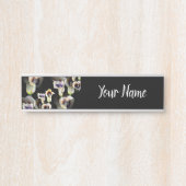 Sublime Waterverf Arum Calla Lilies Deurbordje (Voorkant)