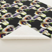 Sublime Waterverf Arum Calla Lilies - gemengd Sherpa Deken (3/4)