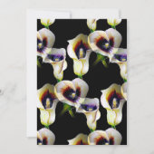 Sublime Waterverf Arum Calla Lilies Kaart (Voorkant)