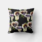 Sublime Waterverf Arum Calla Lilies Kussen (Achterkant)
