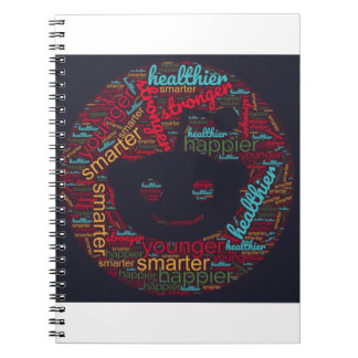 Subliminale Word Art voor reddit sociale pictogram Notitieboek