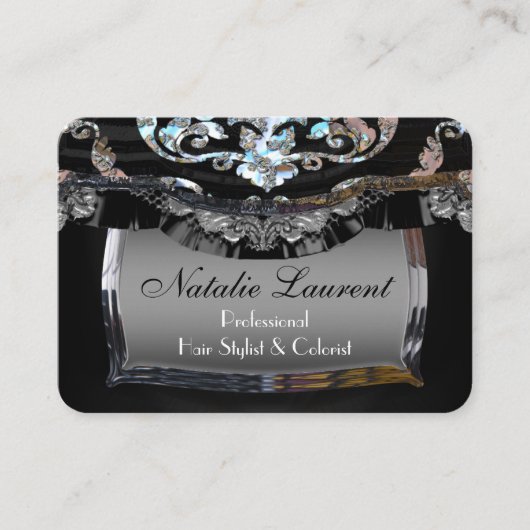 Sublte Elegance Professional Round Visitekaartje (Voorkant)