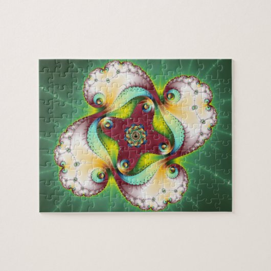 Subltle Glow - Fractal Art Legpuzzel (Horizontaal)