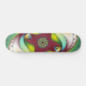 Subltle Glow - Fractal Art Persoonlijk Skateboard (Horizontaal)