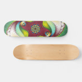 Subltle Glow - Fractal Art Persoonlijk Skateboard (Horizontaal)