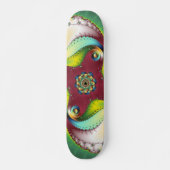 Subltle Glow - Fractal Art Persoonlijk Skateboard (Voorkant)