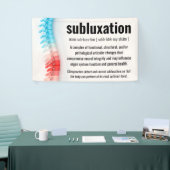 Subluxatie definitie Chiropractie Banner (Beurs)