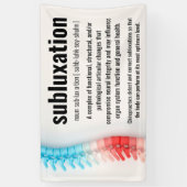 Subluxatie definitie Chiropractie Banner (Verticaal)