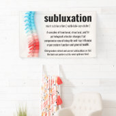 Subluxdefinitie chiropraktijk spandoek (Insitu)