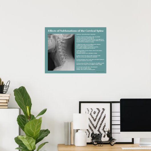 Subluxe Effecten Poster wervelkolom (Thuiskantoor)