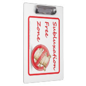 Subluxe vrijzone Chiropractic Clipboard Klembord (Rechts)