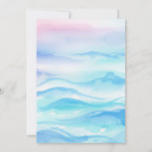 Submarine Adventure Verjaardag Uitnodiging (Achterkant)