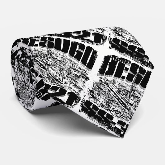 Submarine Besugo Stropdas Stropdas (Opgerold)