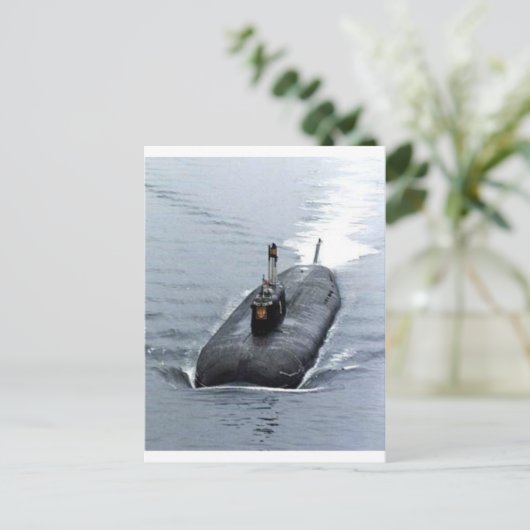 SUBMARINE BRIEFKAART (Staand voorkant)