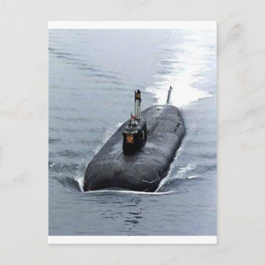 SUBMARINE BRIEFKAART (Voorkant)