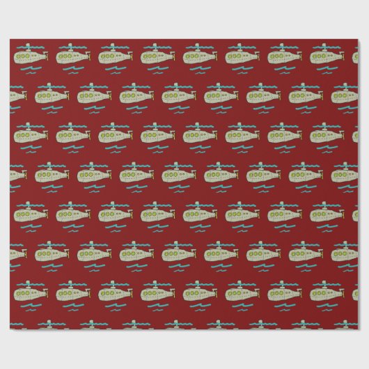 Submarine Cadeaupapier (Vlak)