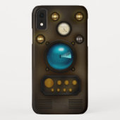 Submarine Ship Control Room Steampunk  Tech Case-Mate iPhone Case (Achterkant)