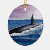 Submarine van Los Angeles Keramisch Ornament (Links)