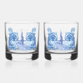 Submarine Whiskey Glasses Cadeauset Whisky Glas (Voorkant)