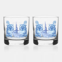 Submarine Whiskey Glasses Cadeauset