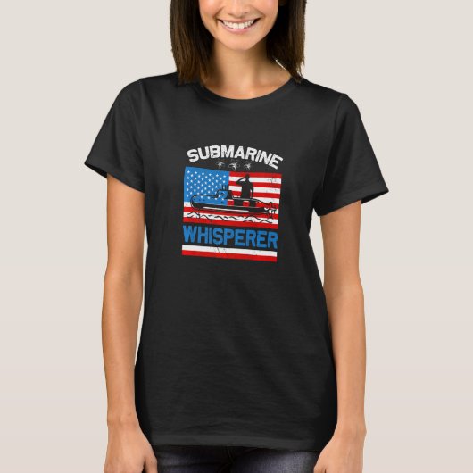 Submarine Whisperer  Submariner Veteran T-shirt (Voorkant)