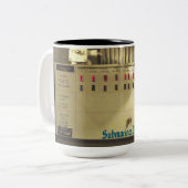 Submariner CP-Mok Tweekleurige Koffiemok (Voorkant links)