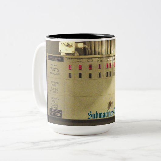 Submariner CP-Mok Tweekleurige Koffiemok (Voorkant links)