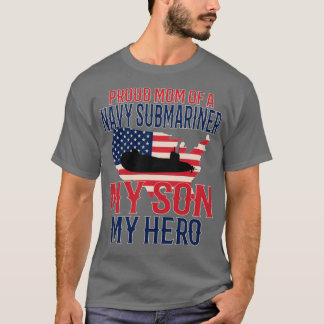 Submariner onderzeeërs Veteraan Militaire Prouze M T-shirt