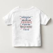 Submariner Prayer t-shirt voor peuter (Achterkant)
