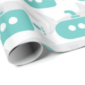 Submarines & Sharks Cadeaupapier (Rol Hoek)