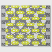 Submarines & Turtles Wrapping Paper Cadeaupapier (Vlak)