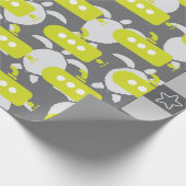 Submarines & Turtles Wrapping Paper Cadeaupapier (Hoek)