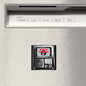 Submit to the Zombies TV fridge Mag! Magneet (Insitu (Vaatwasser))