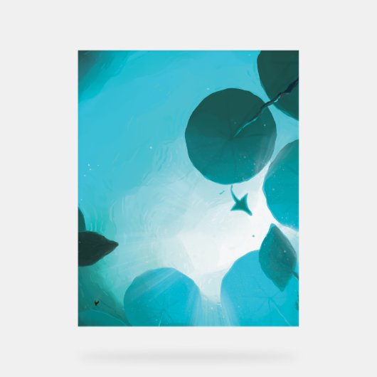 Subnautica - Aquatic Ballad Acryl Bord (Voorkant)