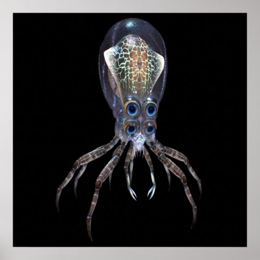 Subnautica Crabsquid Poster (Voorkant)