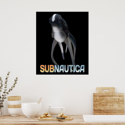 Subnautica Cuddlefish Poster (Keuken)
