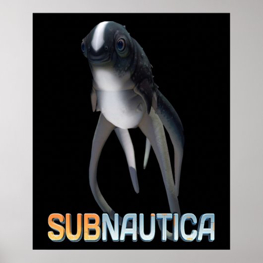 Subnautica Cuddlefish Poster (Voorkant)