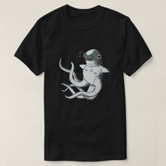 Subnautica - Cuddlefish T-shirt (Design voorkant)